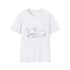 Sleepy Line Sketch T-Shirt