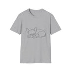 Sleepy Line Sketch T-Shirt