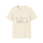 Sleepy Line Sketch T-Shirt