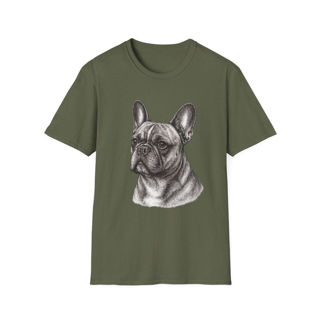 Distinguished Grayscale Portrait T-Shirt