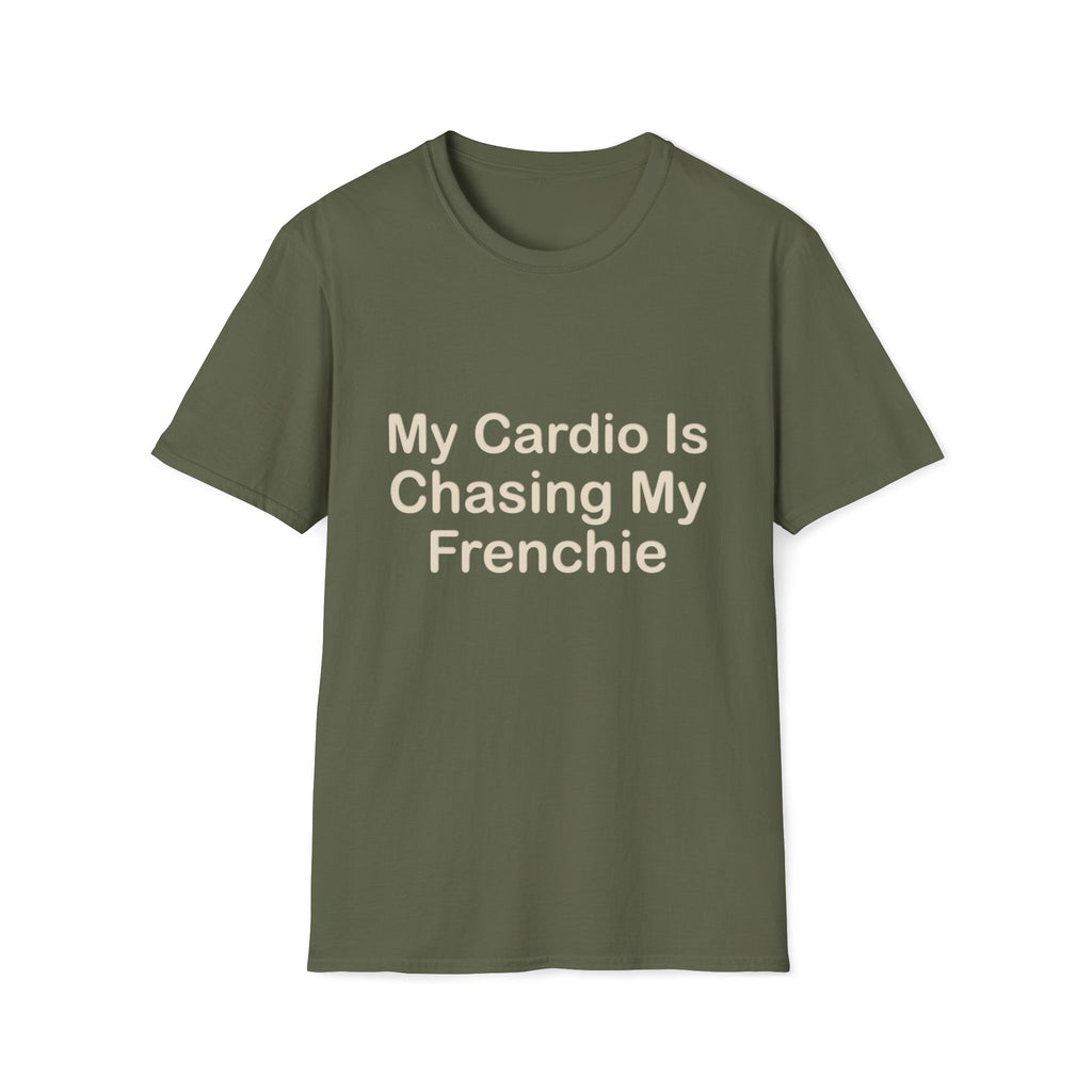 Cardio Chasing Frenchie T-Shirt
