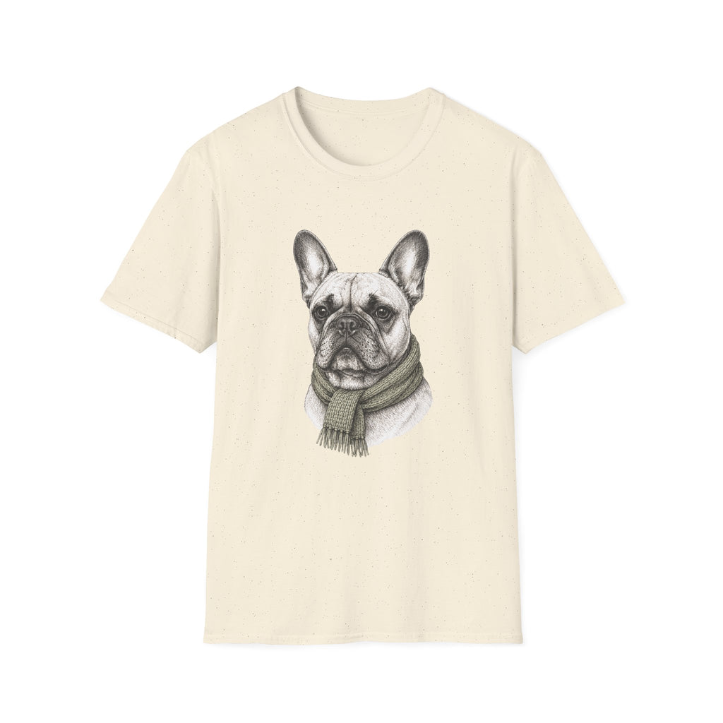 Scarf Portrait Gentleman T-Shirt