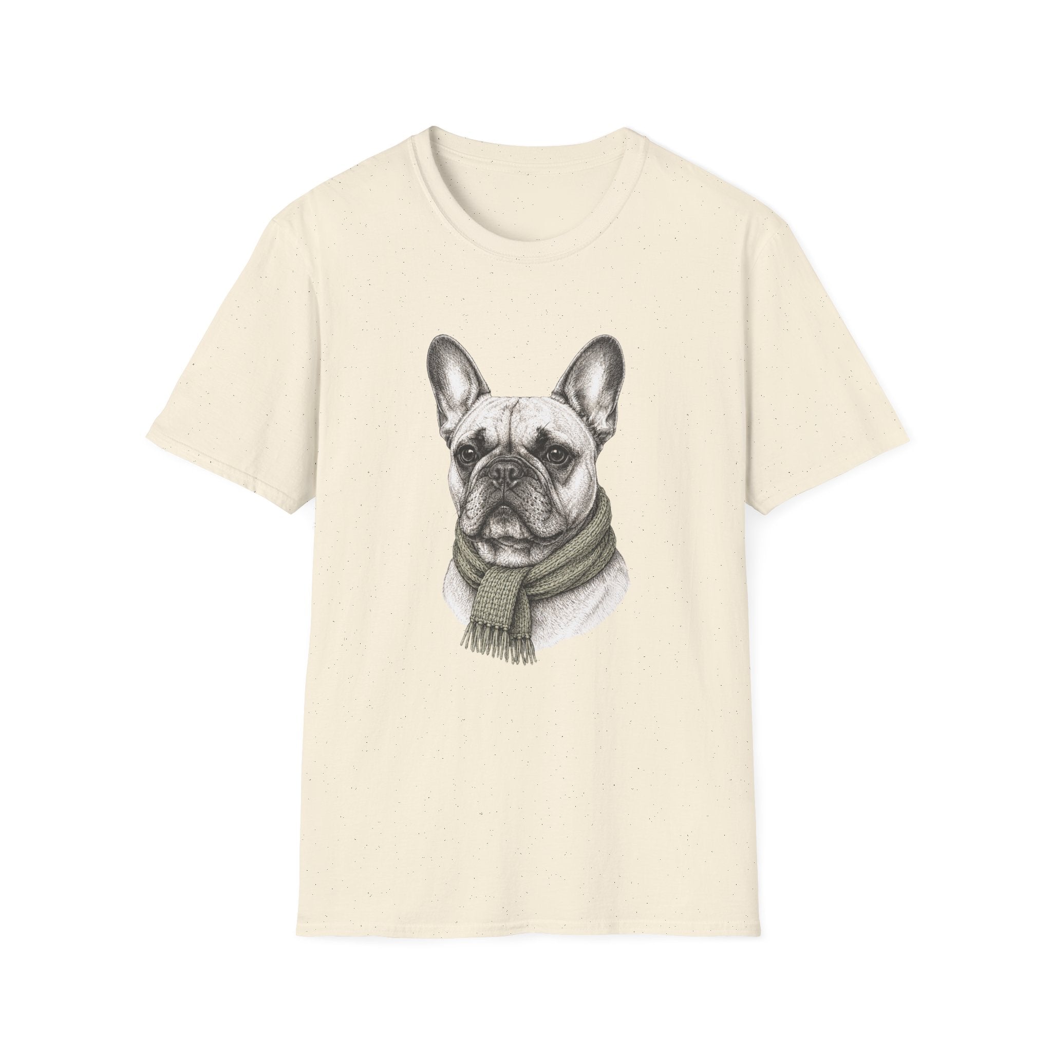 Scarf Portrait Gentleman T-Shirt