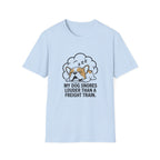 Snores Louder Than A Freight Train T-Shirt