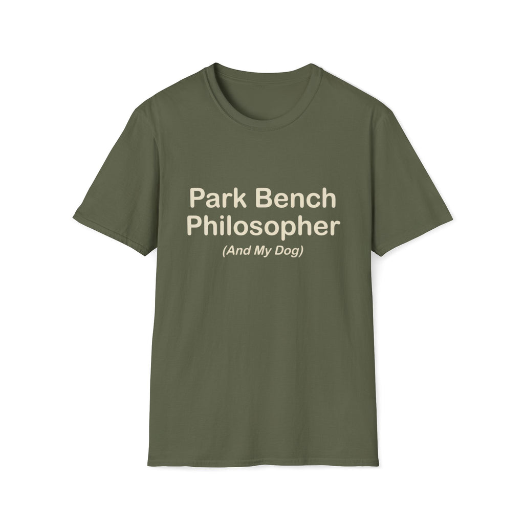 Park Bench Philosopher T-Shirt