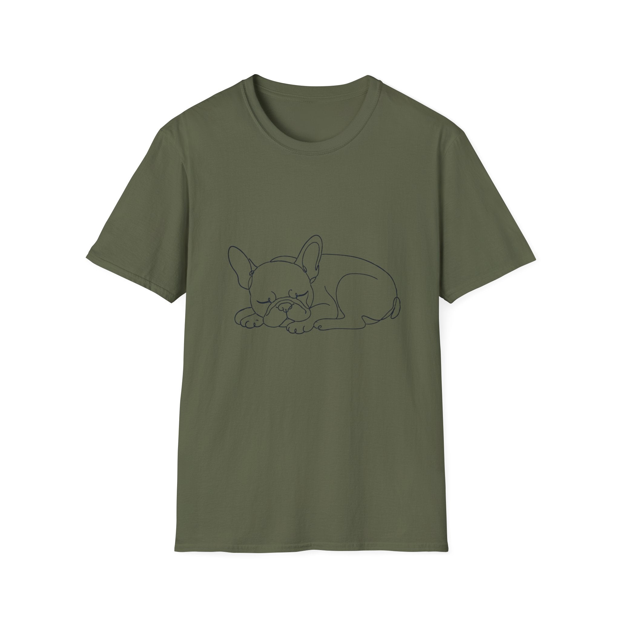 Sleepy Line Sketch T-Shirt