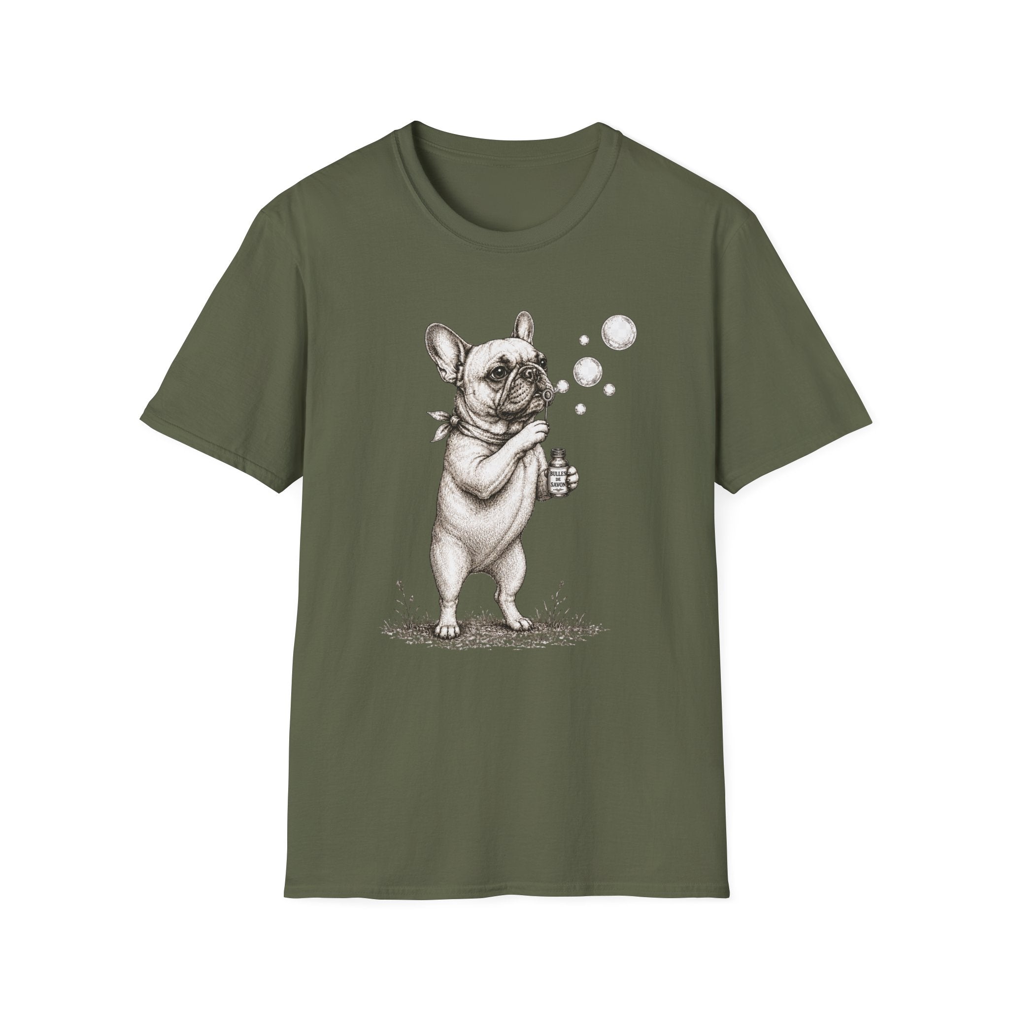 Bubble Blowing Frenchie T-Shirt