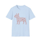 Frenchie Floral Silhouette T-Shirt