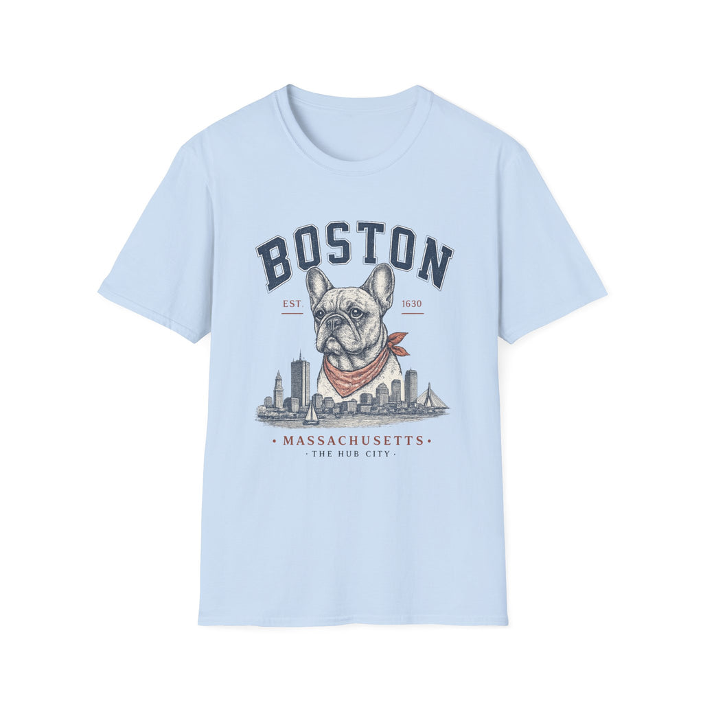 Boston Massachusetts Badg T-Shirt