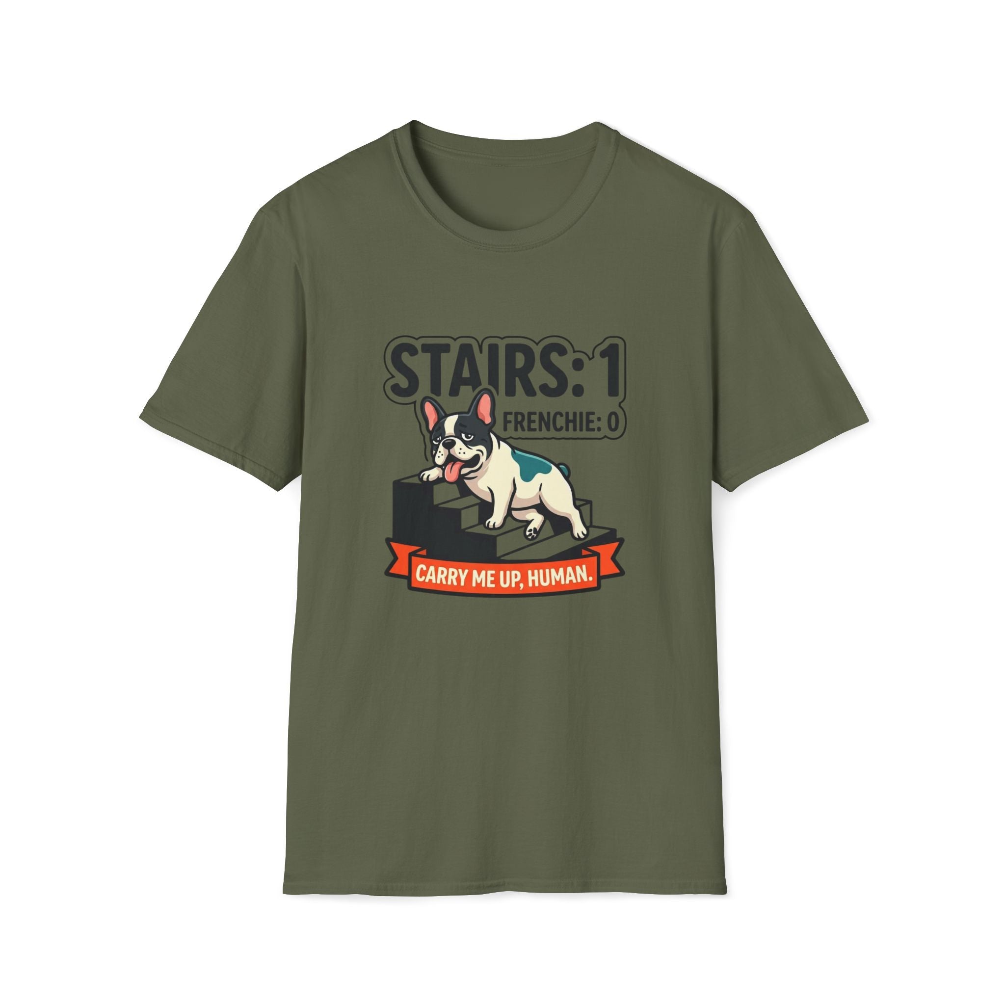 Stairs One Frenchie Zero T-Shirt