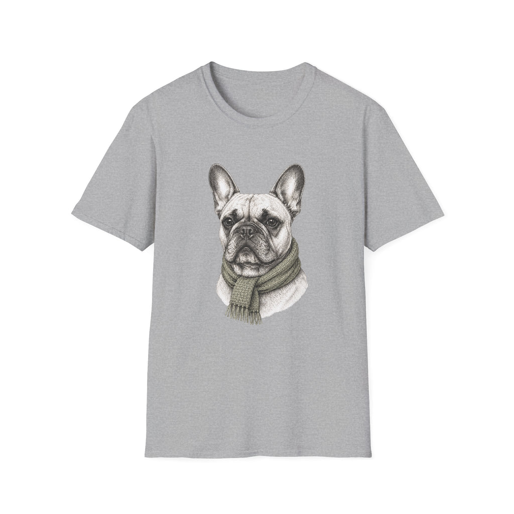Scarf Portrait Gentleman T-Shirt