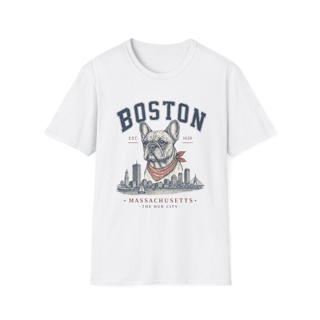 Boston Massachusetts Badg T-Shirt