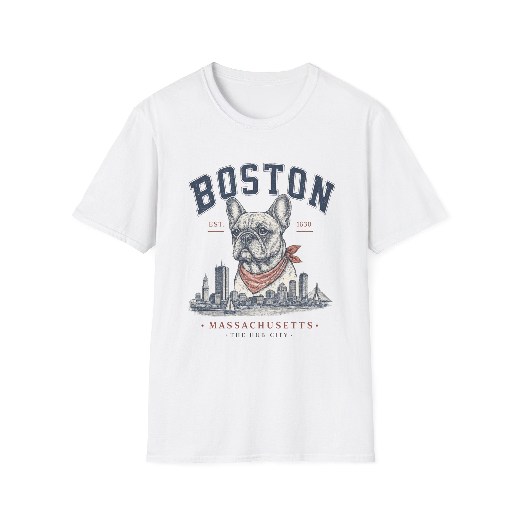Boston Massachusetts Badg T-Shirt