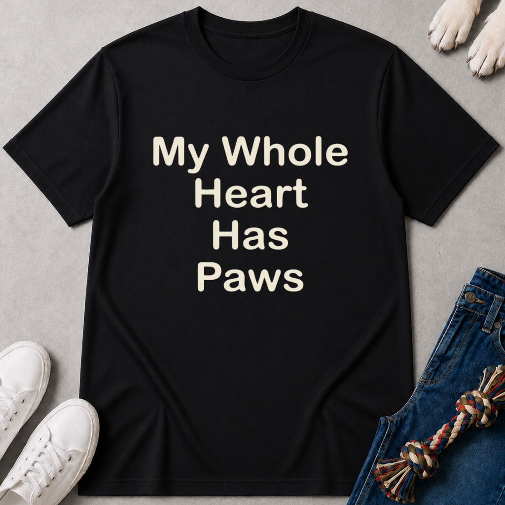 Whole Heart Has Paws T-Shirt