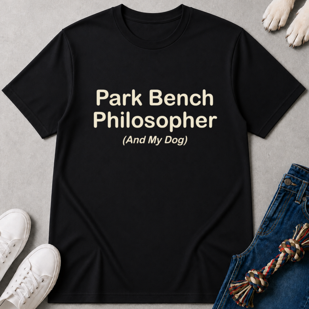 Park Bench Philosopher T-Shirt