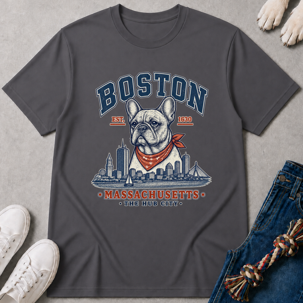 Boston Massachusetts Badg T-Shirt