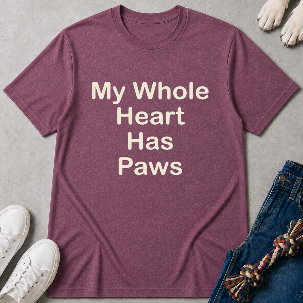 Whole Heart Has Paws T-Shirt