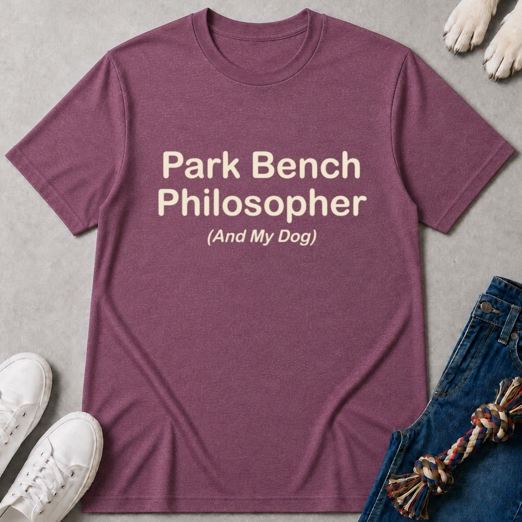 Park Bench Philosopher T-Shirt