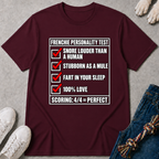Frenchie Personality Test T-Shirt