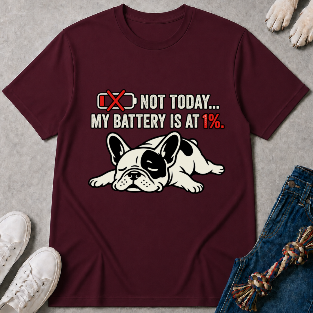 Battery At One Percent T-Shirt