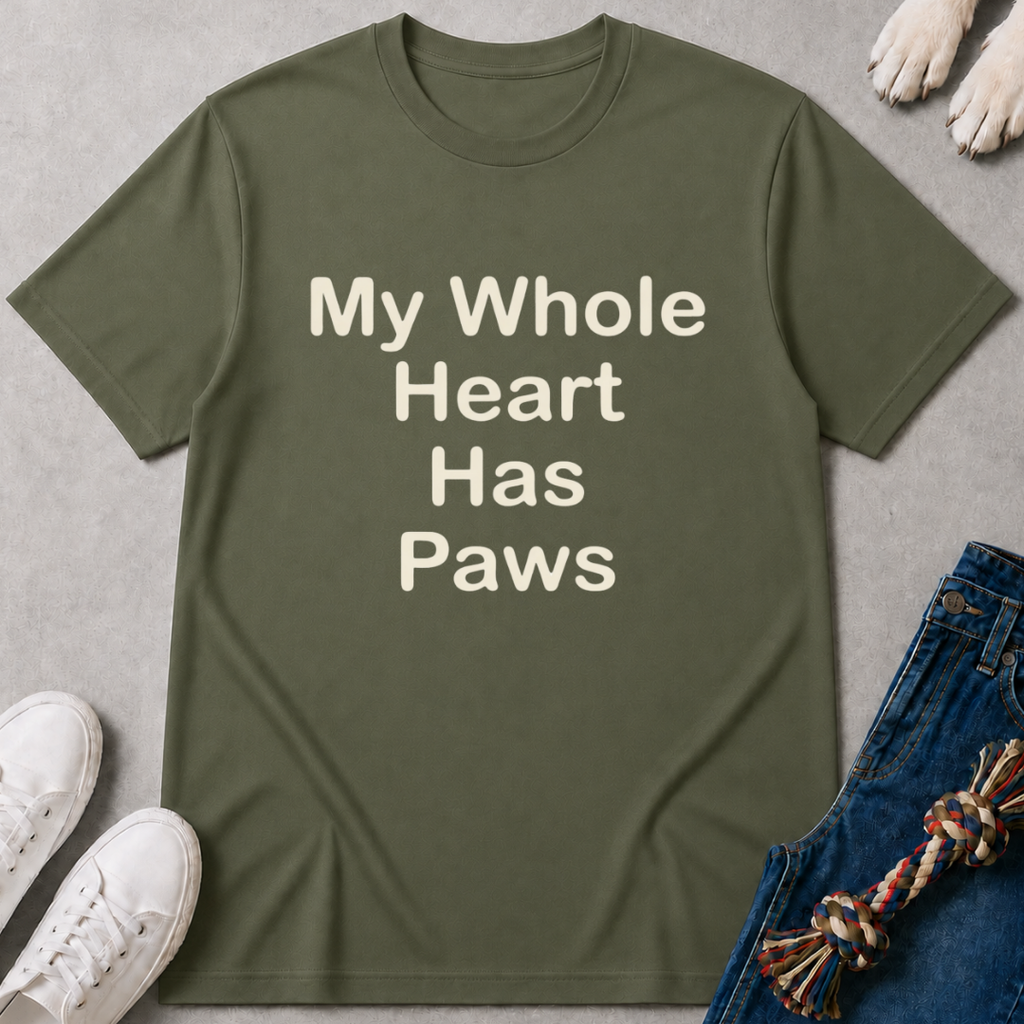 Whole Heart Has Paws T-Shirt