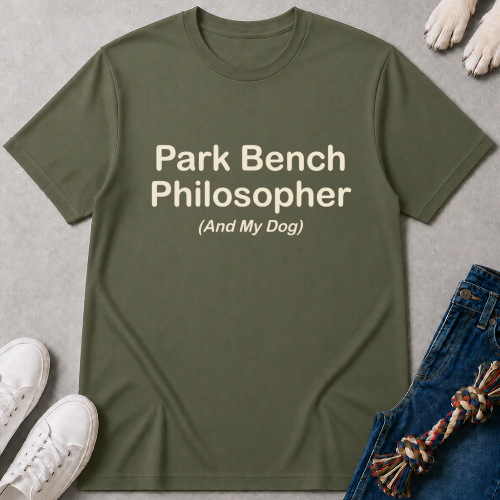 Park Bench Philosopher T-Shirt