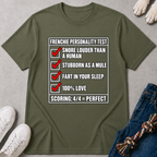 Frenchie Personality Test T-Shirt