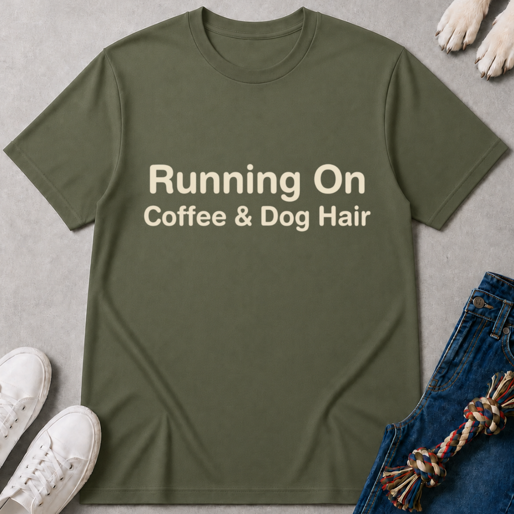 Coffee Dog Hair T-Shirt
