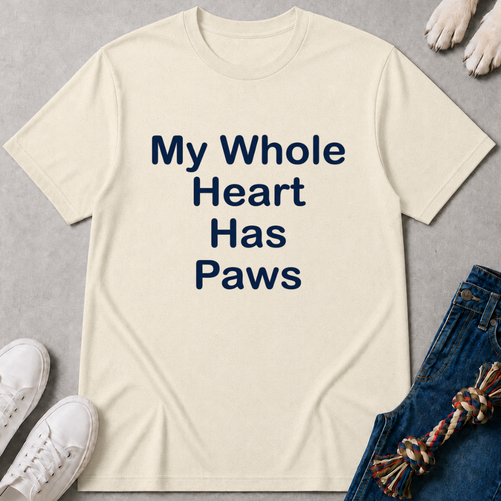 Whole Heart Has Paws T-Shirt