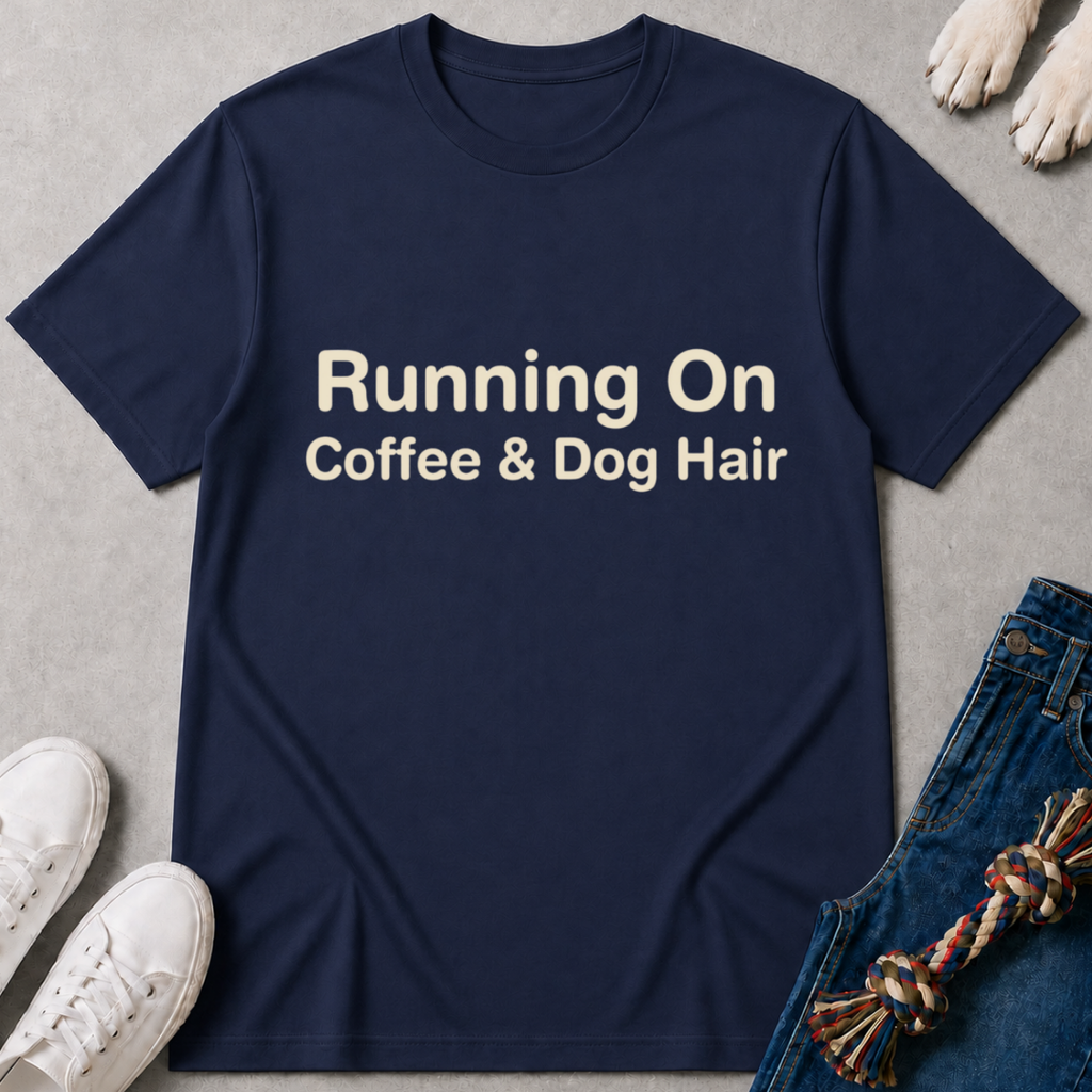 Coffee Dog Hair T-Shirt