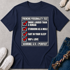 Frenchie Personality Test T-Shirt