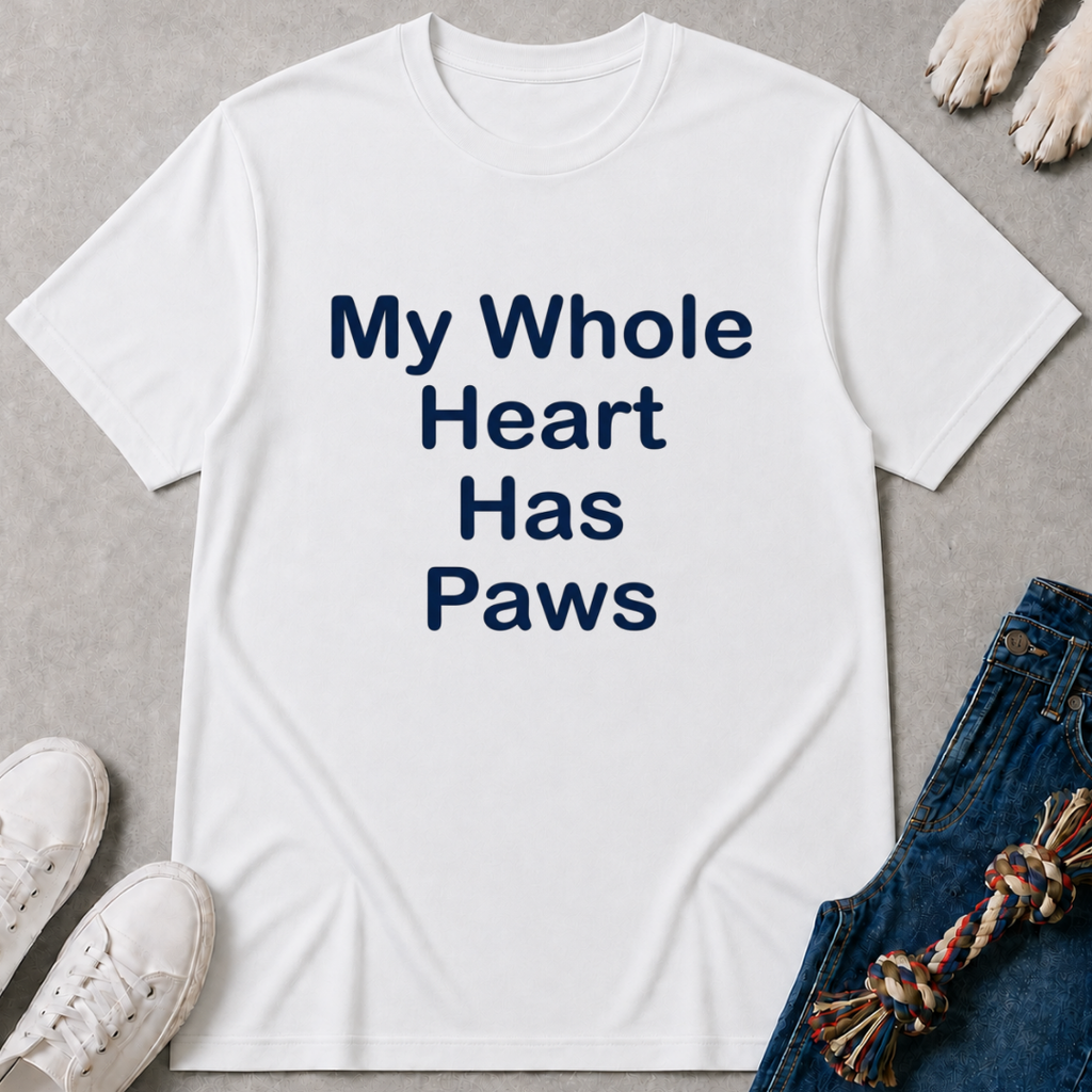 Whole Heart Has Paws T-Shirt
