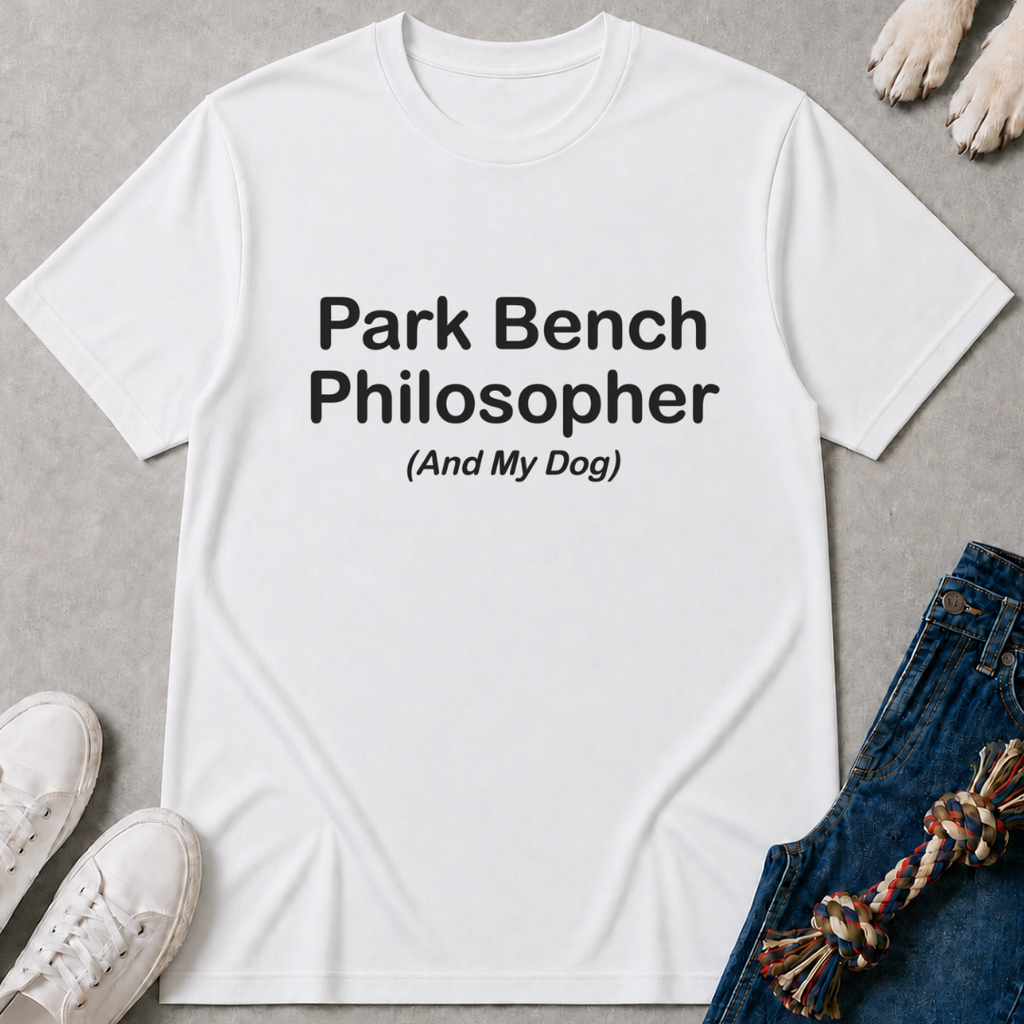 Park Bench Philosopher T-Shirt
